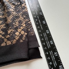 Snake Print Knit Fabric Reptile Animal Print 1 3/4 Yards Apparel Stretch
