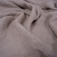 HEAVY Pure 100% LINEN – Natural Fabric 350gsm European flax – WASHED WIDE