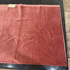 Kravet V-22451 Velours de Paris Velvet Fabric Deep Coral 56″