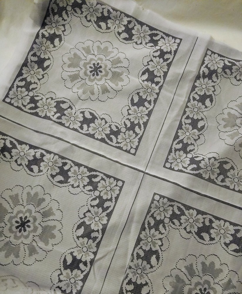 Lace Square Panels(8)Blocks For Pillows Or Quilts 17″x 17″ White or off-white?