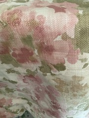 Covington Fabric 54 Inches Wide X 42 Inches Long Blush Pink On Cream Cotton