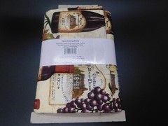David Textiles cotton precut fabric 100%cotton Chateau Vin Rouge 36 x 44 in