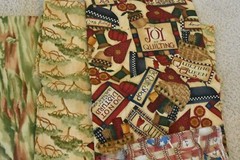 Lot, Novelty Prints Cotton Pieces & Scraps, 2 Pound & 2 Oz, S133