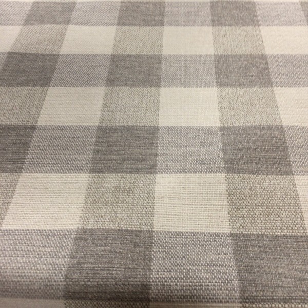 Buffalo Check Tweed Gray Upholstery Fabric By the Yard SF3327