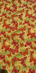 1 yard 29″ x 44″ wide Butterflies 100% Cotton Quilting Fabric by Jo-Ann Fabrics