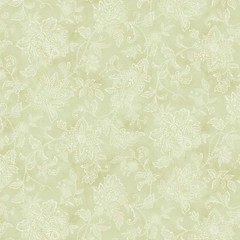 P&B TEXTILES – Yours Truly by P&B Textiles – Tonal Floral – Light Green ,1/4