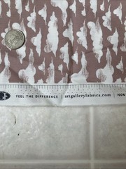 Fat Quarter Art Gallery Mauve and White Cloud Print Fat Quarter Her and History