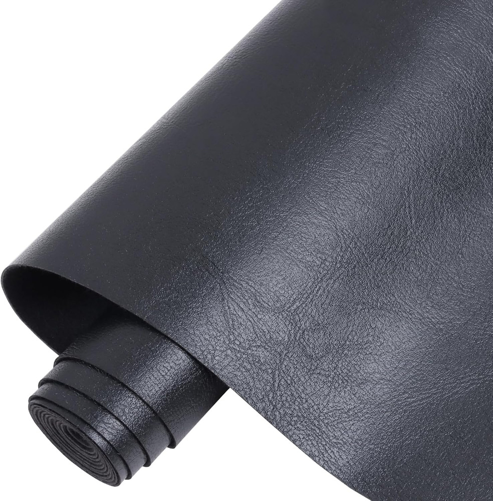 Smooth Faux Leather Roll 12″X53″(30cm X 135cm) Solid Color Faux Leather Sheets V
