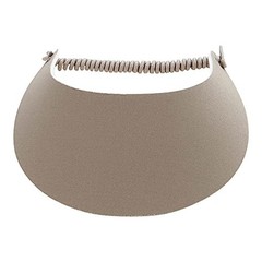Fabric Foam Sun String Visor One Size Khaki