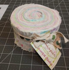 Moda Whispers Jelly Roll By Sentimental Studios Pastels Cotton Quilting Fabric