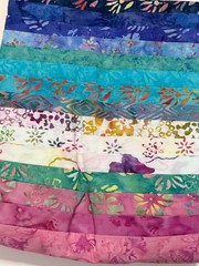 Anthology Fairyland 1/2 yard bundle 15 Batik fabrics NEW