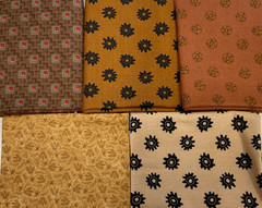 FAT QUARTER BUNDLE OF 5 – FQ1529 – MODA, 18″x21″