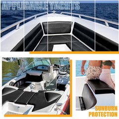 Marine Vinyl Upholstery Faux Leather: Meneng 3 Yard Roll Heavy Duty Boat Seat…