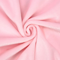 Plush Fabric | Solid Baby Pink Minky Fabric for Sewing | Super Soft Cuddle Mater