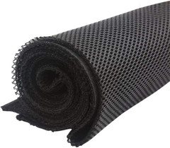 Speaker Grill Cloth Stereo Mesh Fabric for Speaker Repair, Black – 55 X 20 in /