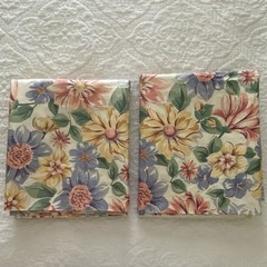Vintage Springs Industries fabric remnants 80’s/90’s lot of two 3 yard lengths