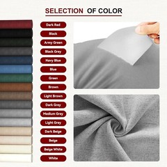 Linen Repair Tape 4×79 inch, Self Adhesive Linen Fabric Patches-16 colors