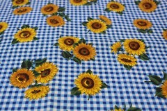 Country Sunflower Themed Fabric Cotton Quilt or Home Dec 1/2 yd – DESIGN CHOICE