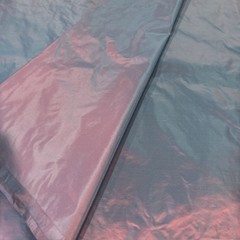 New Iridescent Taffeta Fabric 2 Color Blue & Purple 36” Wide By The Yard