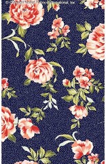 Challis Rayon Printed Ksenia, Floral Fabric, Dress Fabric, Sewing Fabric