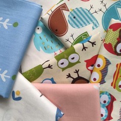 7pcs Quilting Fabric 18″ x 22″ 100% Cotton Craft Fabric Bundle Squares Fat Qu…