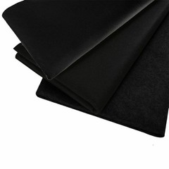 1-10pcs Black Self Adhesive Back Felt Sheets Fabric Sticky Art Craft Making