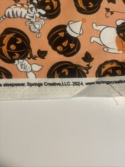 Winnie The Pooh Halloween Pumpkins Tigger Piglet Cotton Fat Quarter 18”x21” New