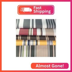 Upholstery Moroccan White on Grey Waterproof Outdoor Canvas Fabric 60″ Wide (Gre
