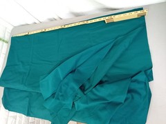 Fabric Yardage Microfiber Fuzzy Synthetic Material Teal-Green 2-yard (60″ × 75″)