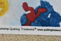 By 1/2 Yd/Sesame Street Characters on Light-Blue Cotton/Quilting Treasures,P6430