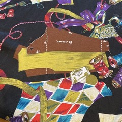 JBJ Fabrics 55577 Knit Fashion Design Print Notions Sketches Patterns 90×60