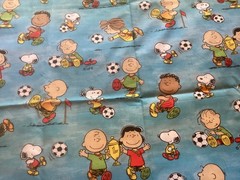 Concord 2000 Fabric “Peanuts” Cotton Fabric 33″ x 44″ New