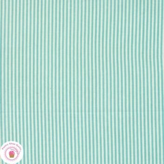 Moda SUNDAY BRUNCH 30757 13 Teal STRIPE Blue Aqua BASIC GREY Quilt Fabric
