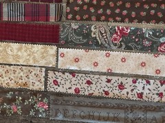 Quilting Fabric Strips Lot 204 pc – Variety of Colors, Sizes and Patterns- Moda
