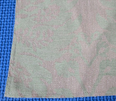 Ralph Lauren STANDISH DAMASK BISQUE 16.5×16.5″ Sample Fabric Napkins 2 Pieces
