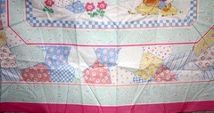 PATCHWORK PICNIC CRIB QUILT PANEL FROM SPRINGS – 100% COTTON FABRIC