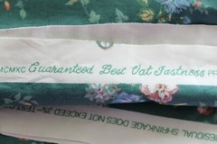 House N Home Fabrics & Draperies Green Blue Peach Floral Bouquet Chintz App 5 Yd