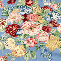 5th Avenue Designs Floral Garden Flower Bouquet Decor Fabric 27”x54” Protected