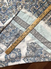 1.6Yards 60% Silk 40%Cotton Satin Fabric 50”Width Dress Blouse Shirt￼