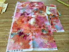 HUGE 21 Piece Fabric Scraps Beautiful Fabric Different Sizes All Cotton