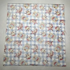 Taz 1994 Fabric 30”x30” Warner Brothers pre-cut Taz Caveman print