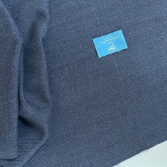 VBC Supersonic Fabric – Navy Blue Wool Jersey Knit Stretch – 2.2m Jacket Italy