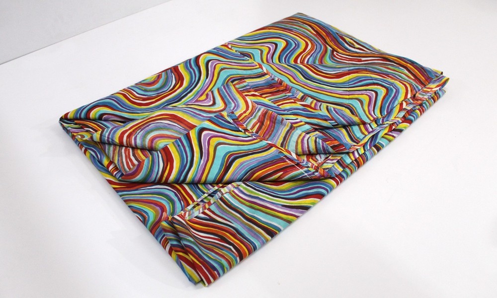 NO TARRIF CHARGES 100%✅ZK_347 Multi Hand Printed 100% Cotton 20 Yard Fabric