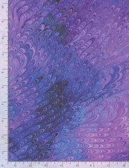 Pansy Fabric – Purple & Blue Marble Feather Blender – Timeless Treasures YARD