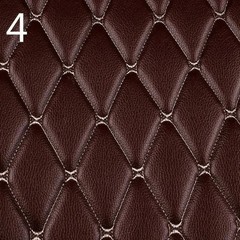 100x158cm Faux Leather Quilted PVC Fabric Car Interior Upholstery Mat