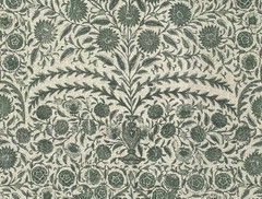 SOFAS & STUFF CURTAIN/UPHOLSTERY FABRIC DESIGN Mughal Arbour 2.2 METRES HUNTER