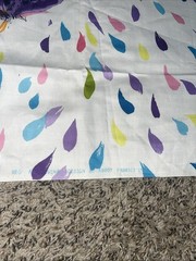 Butterfly Vtg Panel Abbot Fabrics Large Butterflies Unique