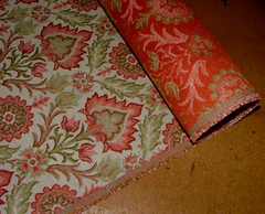 Arts And Crafts Rosso Woven Jacquard Fabric Curtain Upholstery Cushion Multi Use