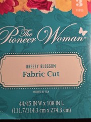 The Pioneer Woman Breezy Blossom Floral Cotton Fabric Multicolor 44/45″, 3 Yds