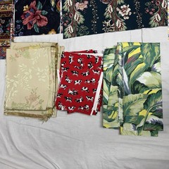 Large Upholstery Fabric Sample Lot 254 Pc Floral Designer Swatches Craft Quilt